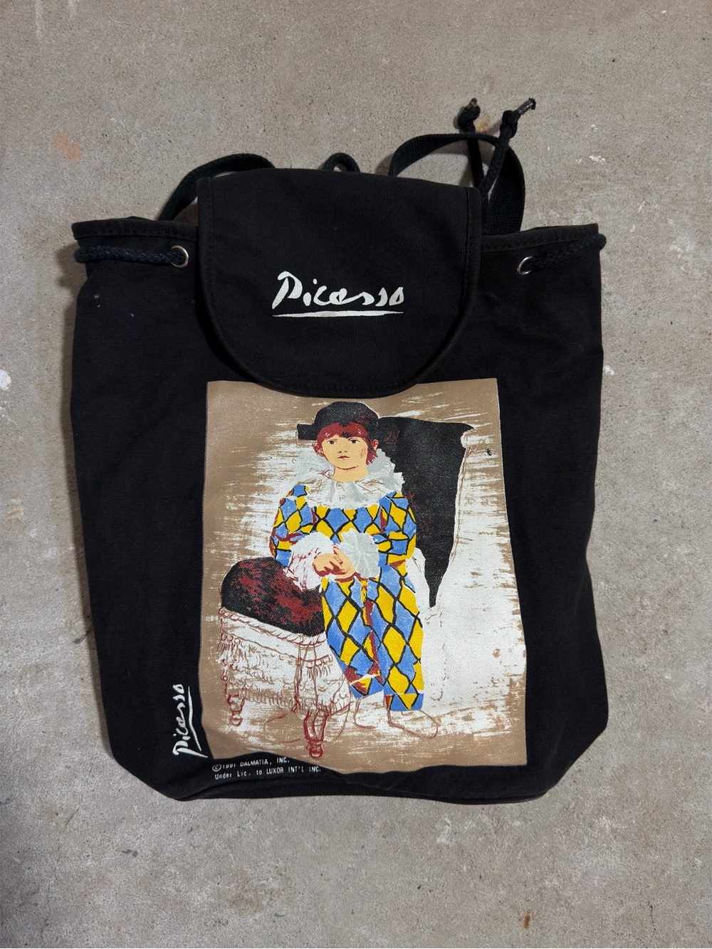 Vintage 1991 Picasso Backpack